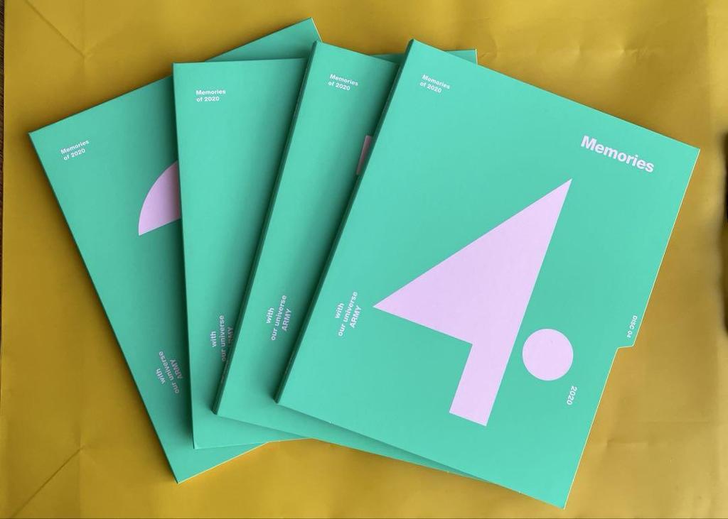 [USED] Official BTS MEMORIES 2020 Trading Cards with 2 Jungkook Cards