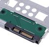 2.5" ssd sas to 3.5" sata hard disk drive hdd adapter caddy tray  swap plug