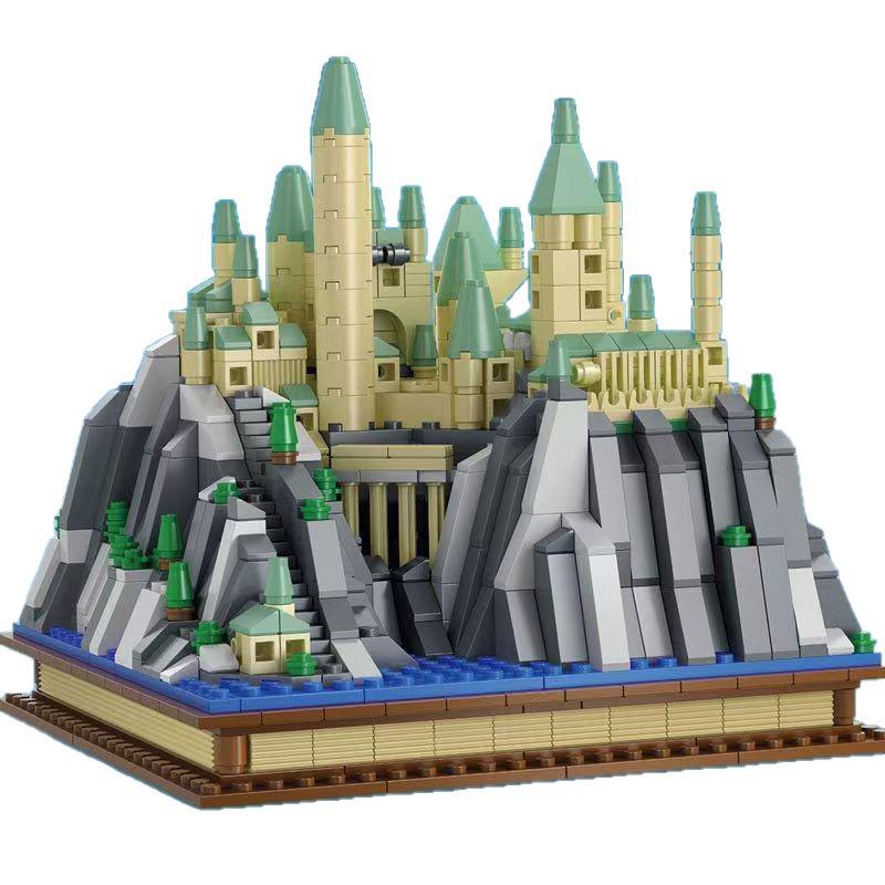 Mini Hogwarts Castle Building Blocks Toy for Kids 58x8x43 cm