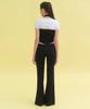 MUSINSA STANDARD WOMAN Women'S Turn Down Flare Jersey Pants [Black]