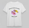 Women's T-shirt With Future Digital License Graphic 100% Cotton Oversize Top