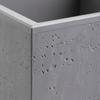 Beton Pflanzkübel auf Rädern Grauer Beton 90X30Xh60 Cm