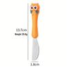 304 Stainless Steel Children's Owl Cutlery Set – Knife, Fork, Spoon for Baby Feeding