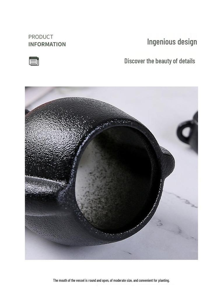 Creative Human Body Vase Ceramic Succulent Pot for Living Room Decor – Small Green Plant Ornament