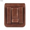 Genuine Leather Phone Bag Universal For Moto Razr 40 Ultar Samsung Z Flip 8 5 4 Huawei P50 Pocket Belt Clip Holster Waist Cover