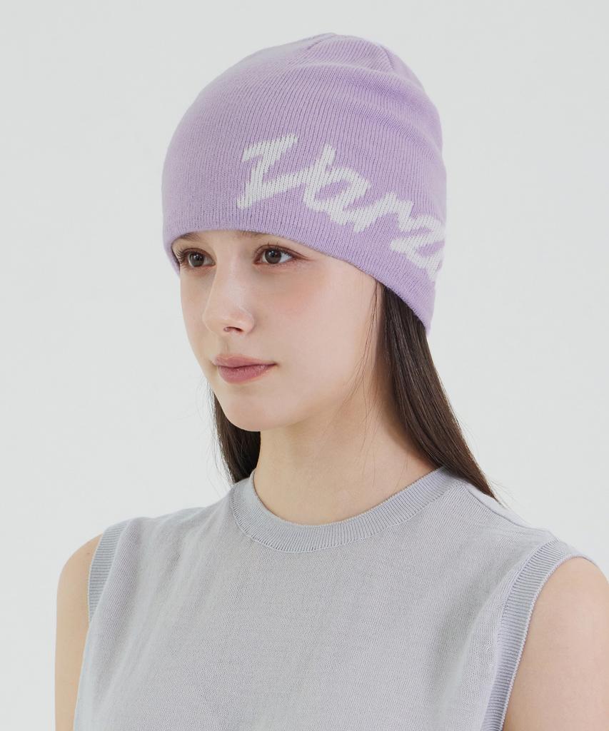 Bajal New Wave Bajal Jacquard Beanie Lavender