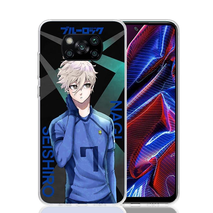 

Горячий аниме Blue Lock Чехол для телефона для Xiaomi Poco X7 X6 X5 Pro F7 Ultra Redmi 15C 15 13 13C 12 12C 10 10A 10C 9 9A 9C 9T Покрытие Poco Redmi 15 5G