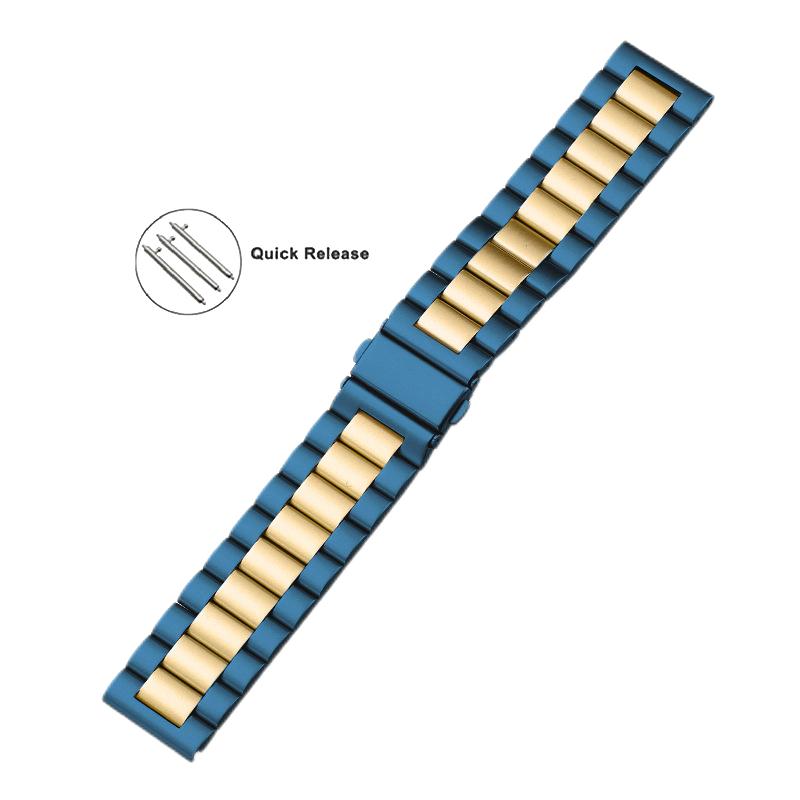 22mm 18mm 24mm 20mm Sternenlicht Edelstahl Uhrenarmband für Samsung Galaxy Watch 3 4 5 Pro 40mm 44mm 42mm 46mm Active2