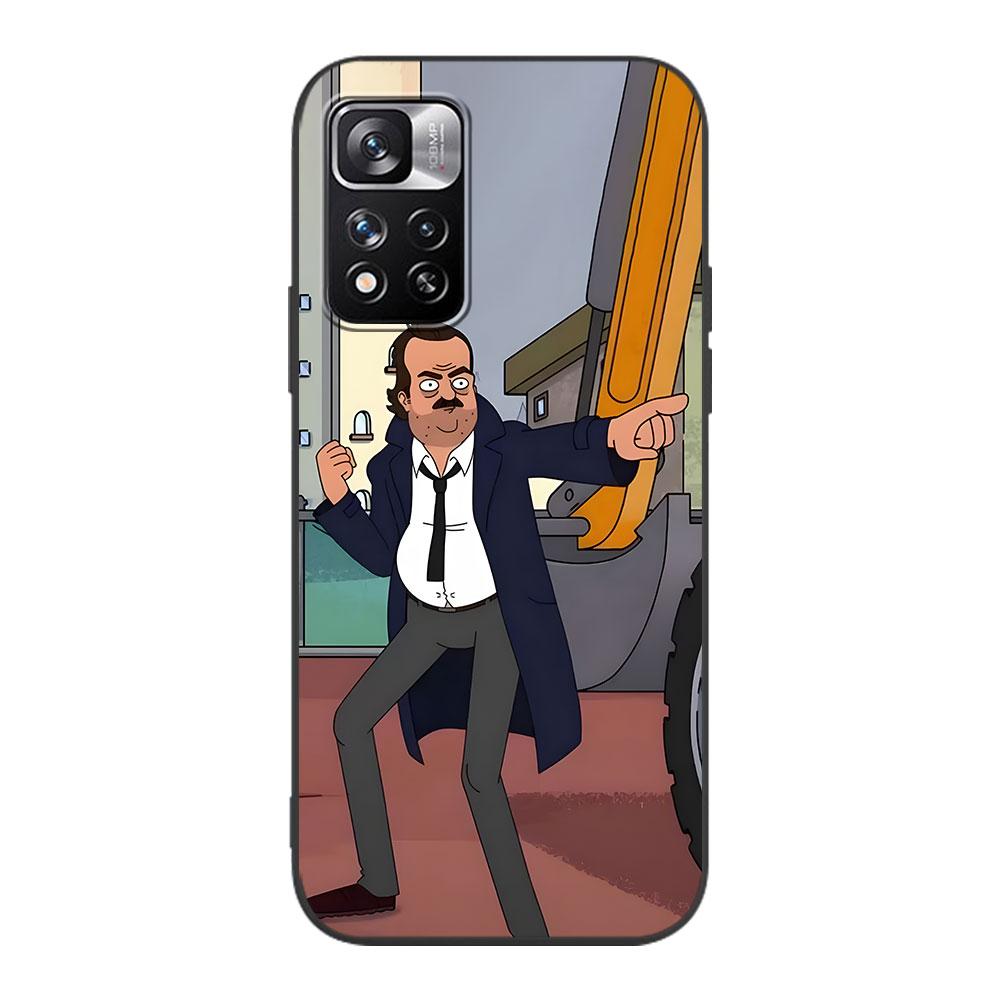 Anime Grimsburg Case for Xiaomi Redmi 10 10C 12C 9 Prime 9C 9A 12 10A 9T K40 Pro Black Soft TPU Mobile Phone Bag Cover