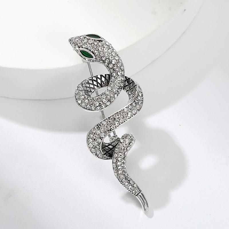 Vintage Rose Snake Brooches Artistic Snake Brooch Charm For Women And Men A Perfect Addition To Any Ensembles