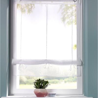 Ht-005A European Roman Lifting Curtain Kitchen Study Balcony Floating Curtain Window Screen