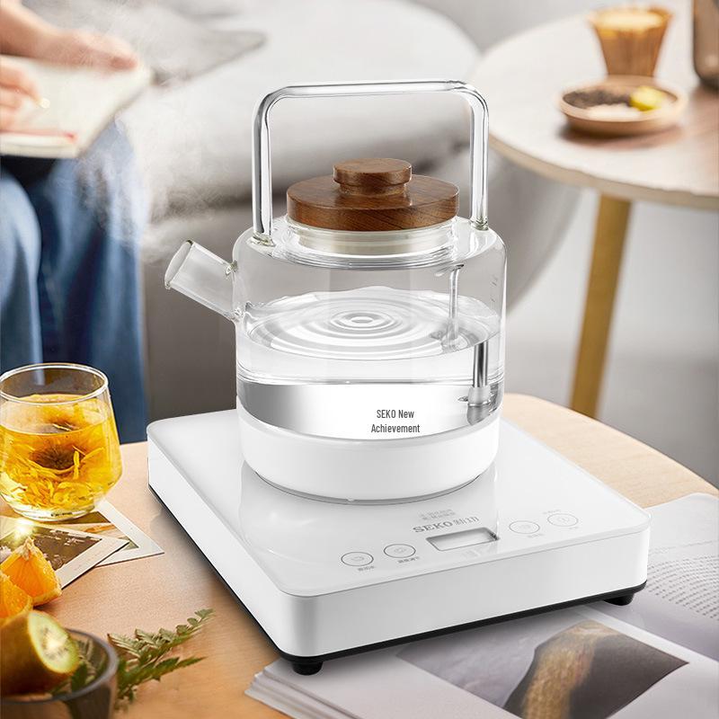 

Xin Gong W23 Electric Glass Tea Kettle: Smart, Fully Automatic, Bottom-Filling, Hot Water Boiler for Home