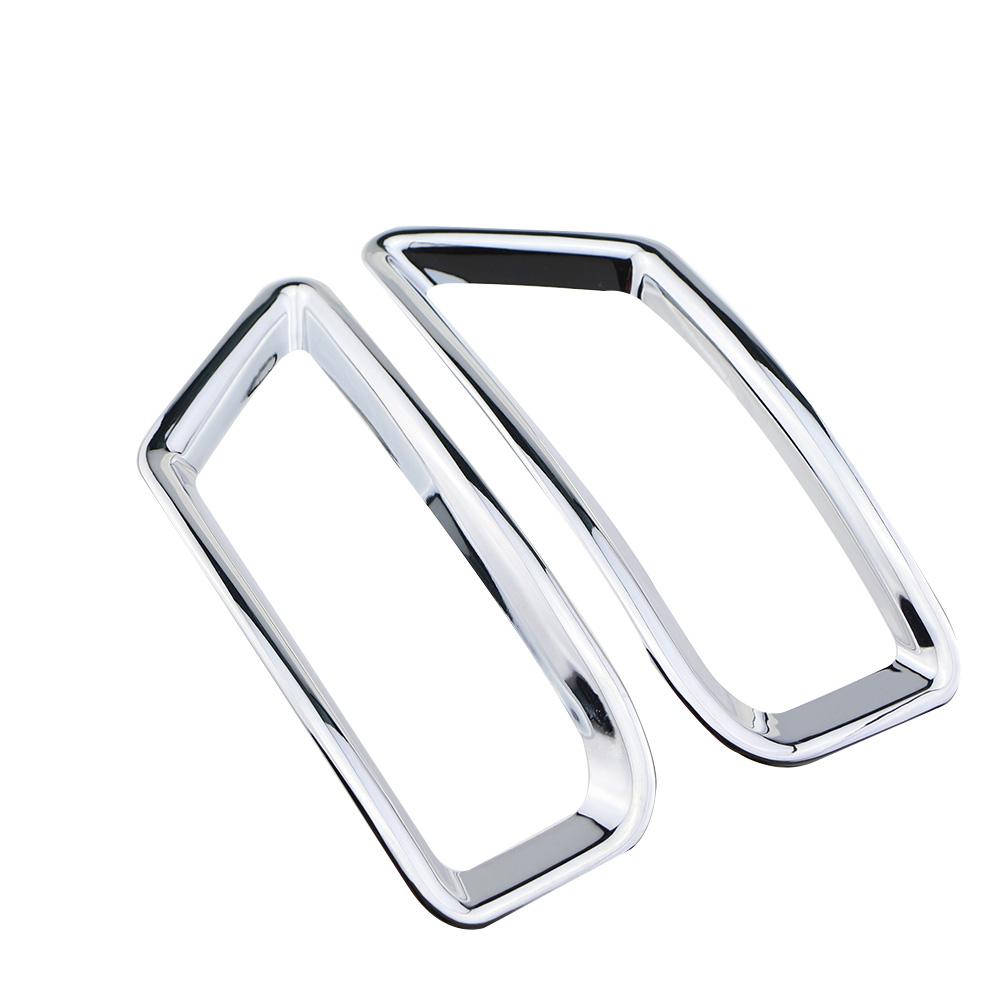 Car Rear Fog Light Frame Cover for Peugeot 3008 2013 2014 2015 Rear Lamp Decoration Sticker Trim 2Pcs Styling Accessories