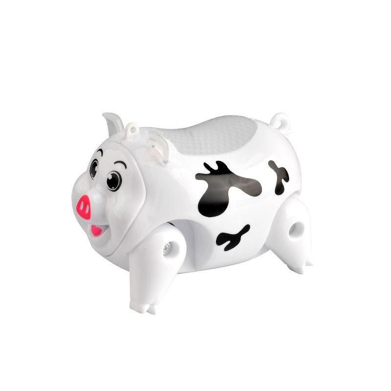 

Будет ли бежать электрическая свинья, светящиеся музыкальные детские игрушки, свинья на поводке, игрушка-головоломка 7.3*8.6*11.7cm белый