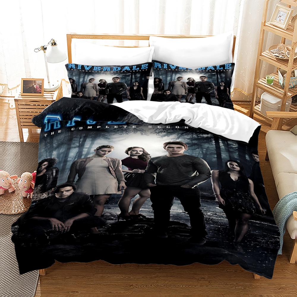 Riverdale Printed Bedding Set 3d Bedding Set Printed Duvet Cover Sets with Pillowcases Digital Printing Comforter Cover Sets