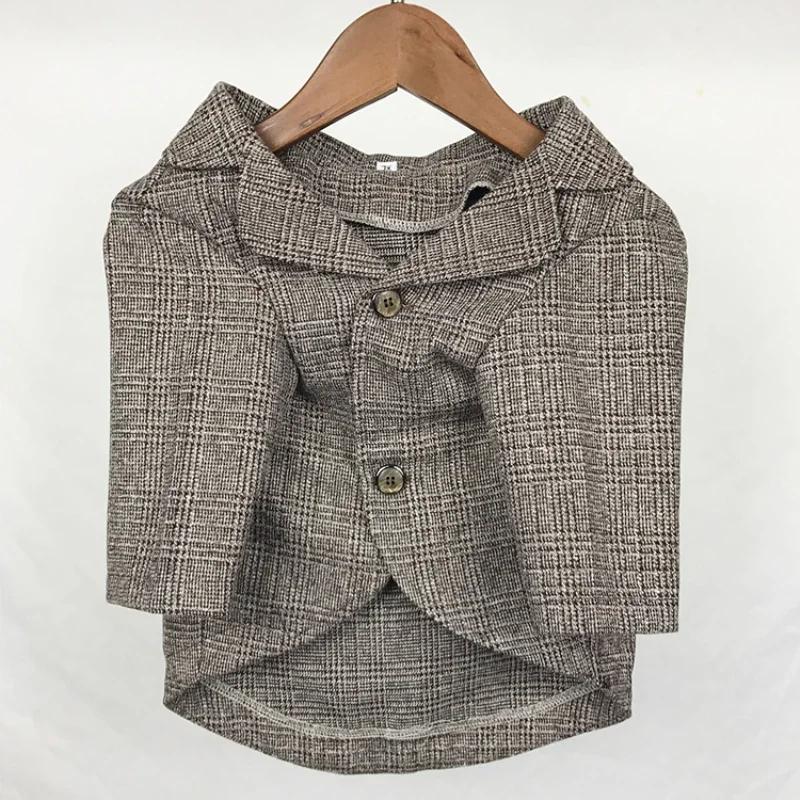 

Party Wedding Dog Clothes Suit Tuxedo Cat Poodle Pomeranian Schnauzer Pug French Bulldog Clothing Corgi Dog Costume Outfit Coat XS（old） хаки