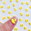 100pcs Cabochons Yellow Duck Resin Ornament Cartoon Duck Resin Figurines  Nail Enhancement