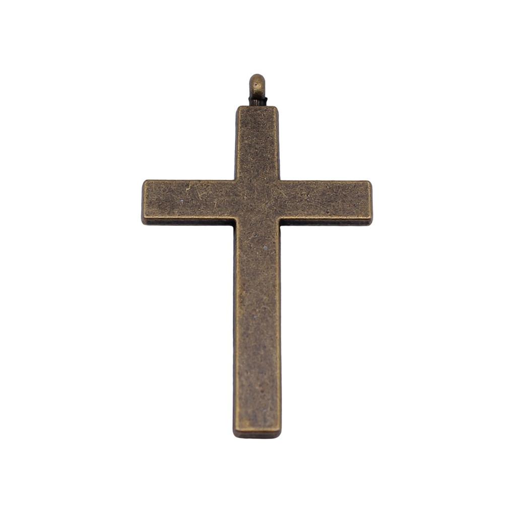 Hollow Cross Charms Multi Color Alloy Pendants For Gothic Christian Jewelry Accessories