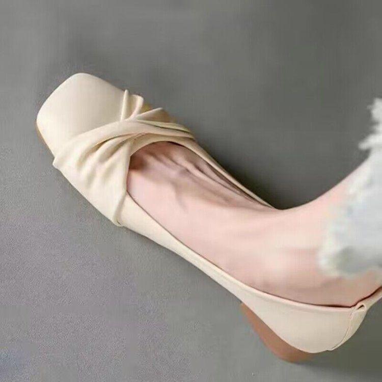 

Темпераментные туфли Мэри Джен с квадратным носком, абрикосового цвета, детские весенне-осенние туфли из мягкой кожи, летний нежный вечерний бриз 40