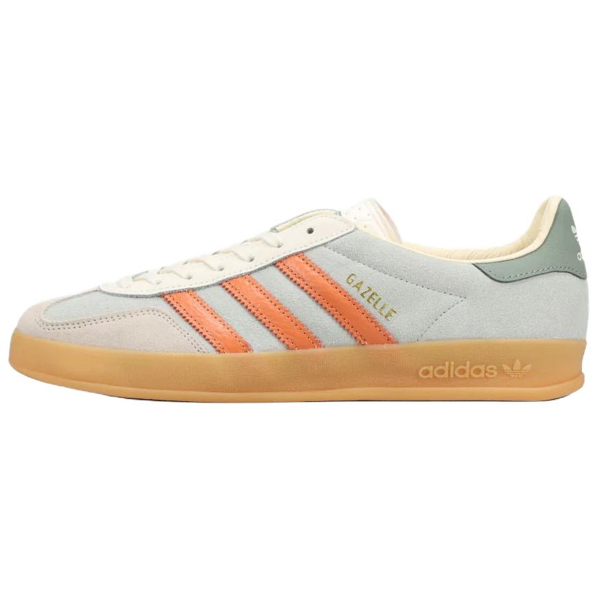Adidas Gazelle Indoor Unisex Lifestyle Sneakers Wonder Silver Off White Putty Grey JQ0011 36.5 оранжевый