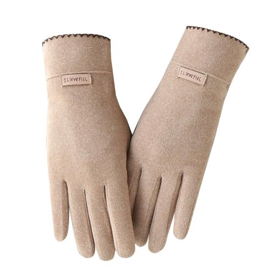 

Стильные перчатки для верховой езды, однотонная 3D-резка, морозостойкая хаки