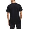 Adidas T Shirts Men's Black Crew Neck Moderate Straight Fit FJ6230