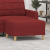 349277 vidaXL Footrest Bordeaux Red 70x55x41 Cm Fabric