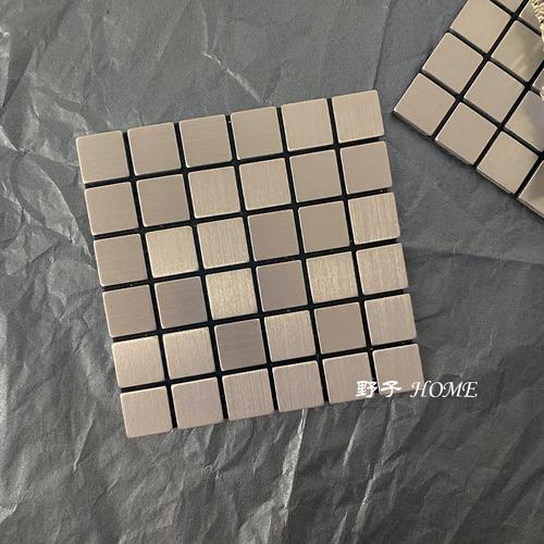 

Temperament Jewelry Photo Background Board Silver Ornament Square Coaster Home Decor Kawaii Accessories
