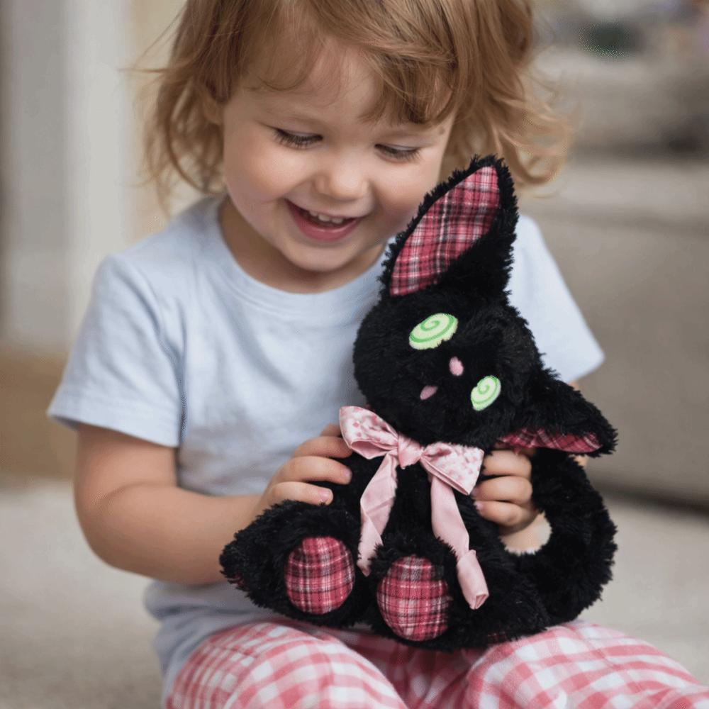 Black Cat Cat Doll Cute Design Plush Doll Kitten Model Plush Toy  Kids Gift