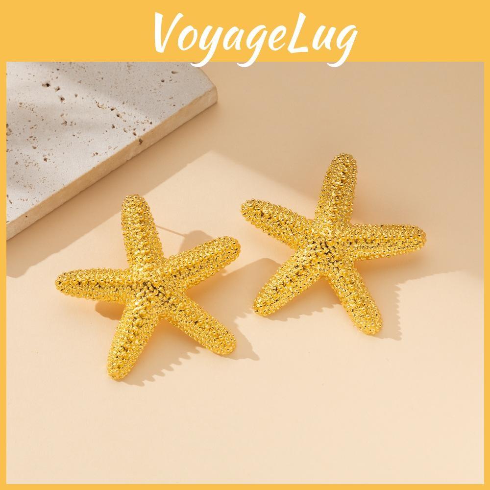 Beautiful Alloy Earrings With Geometric And Animal Designs Featuring Pearls Shells And