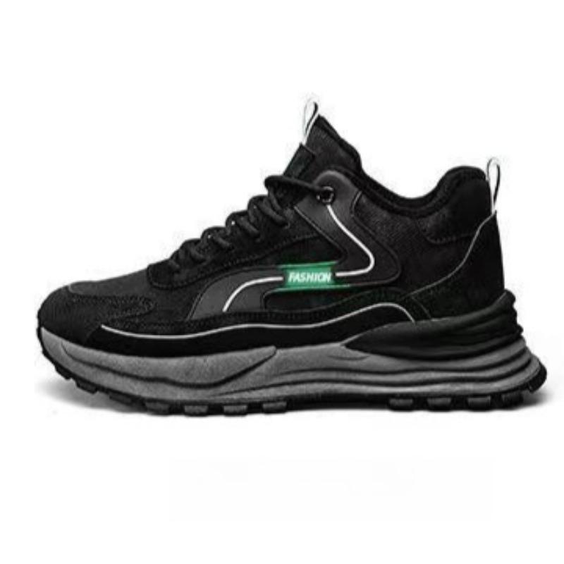 Men Winter Fleece Lined Warm Cotton Shoes Waterproof Non-Slip Thick Sole Wear Resistant Work Safety Sneakers