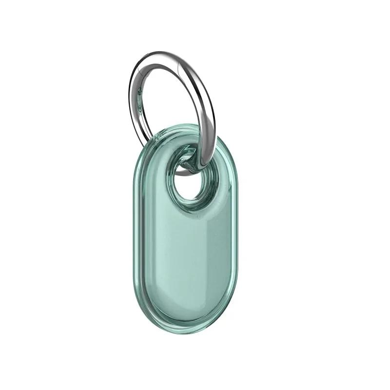 TPU Case Anti-Drop Protective Case with Keychain Anti-Scratch Trackers Holder for Keys Wallet Luggage Pets for Galaxy SmartTag 2