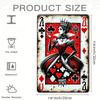 Queen of Hearts Metal Wall Art Poker Theme Iron Sign x Inch for Bar Cafe Garage Man Cave PreDrilled