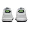 Dunk Low Glitch Swoosh Weiß Grau GS DV3033-001
