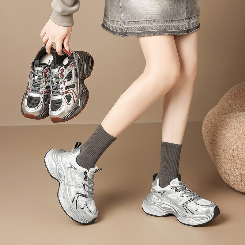 Augustine Platform Dad Shoes Women's 2025 New Autumn Light Casual Sports Shoes Hiking Hiking Shoes