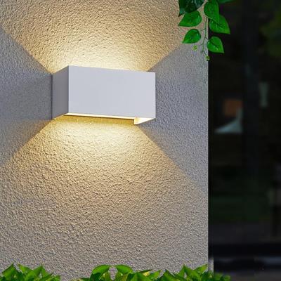 LED nástěnné svítidlo IP65 vodotěsné vnitřní/venkovní AC85-265V 24W Černý/bílý kryt Hliníkové nástěnné svítidlo s 3letou zárukou