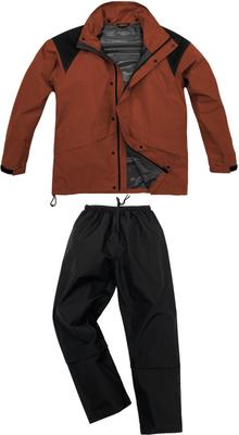 ODR Breathable LIGHT Rain Suit Storm Buster H1300BC Red 3L [Koshin Rubber] B-1300
