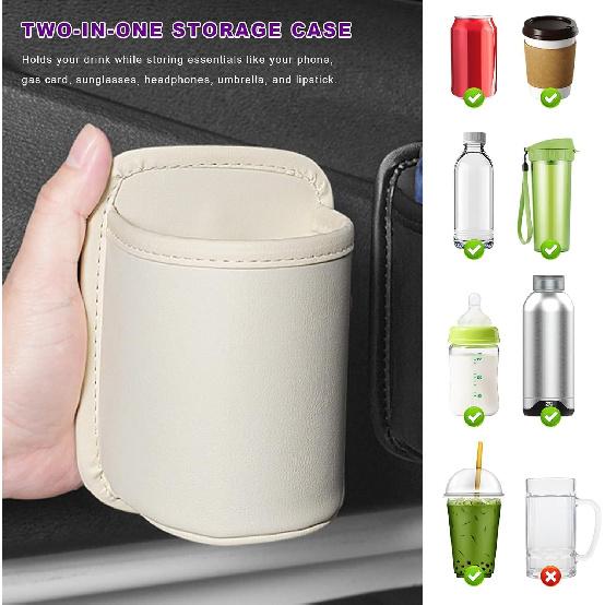 Universal Car Door Cup Holder Box Back Clip Design Drink Rack Storage Bin Car Seat Back Water Cup Box Organizer Pocket Cup Holders 5