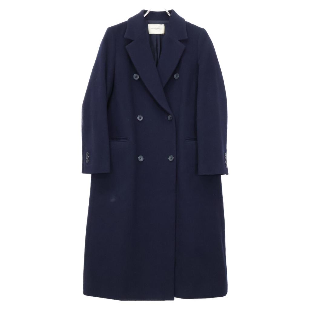 UNITED ARROWS Navy 1525-257-4770 ANG/W Tailored Coat coat 40 NavyUsed