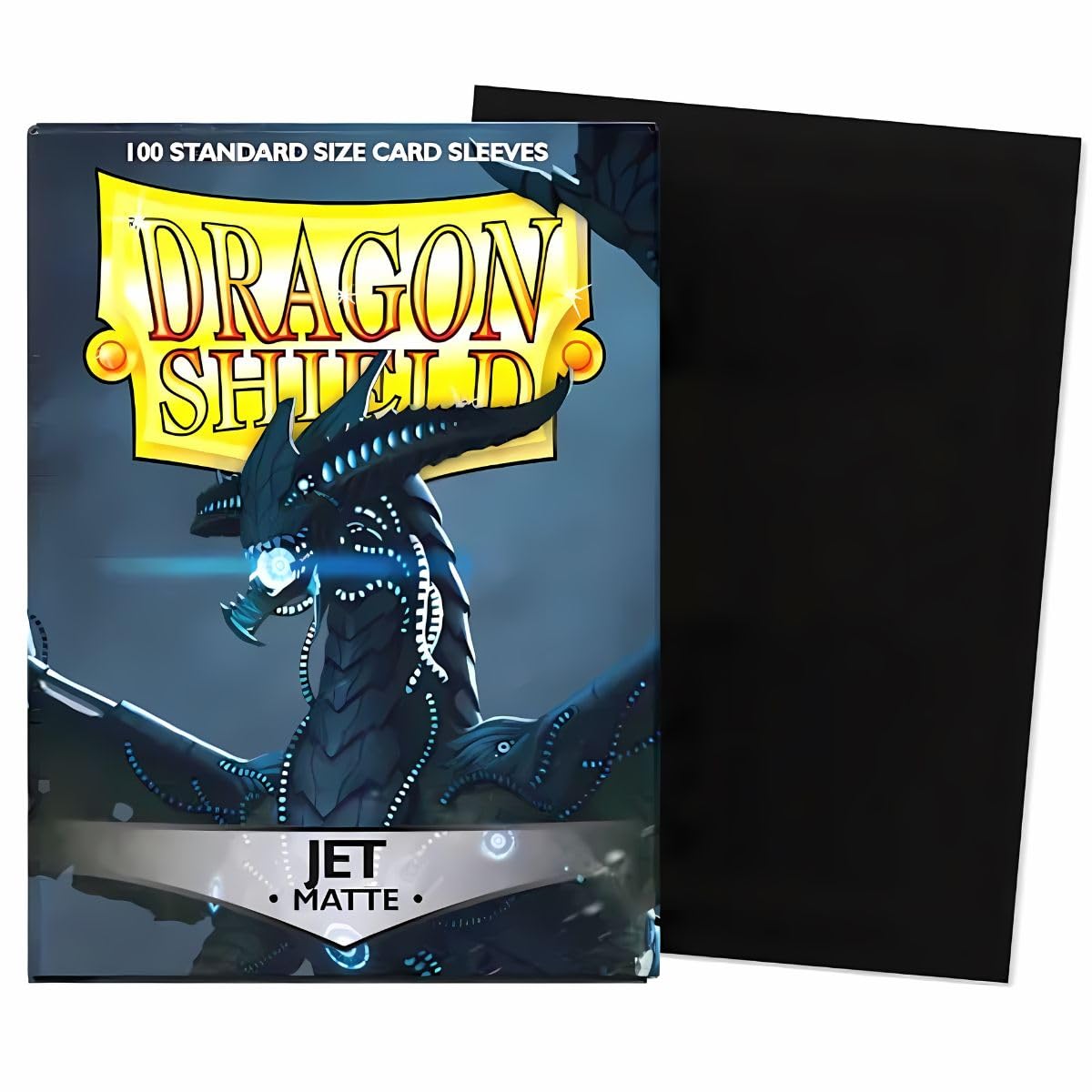 

Коврик для карточек Dragon Shield, стандартный размер, 100 штук (Jet)