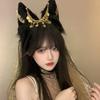 Tassel Animal Ears Hairband Golden Wings Egypt Style Headwear  Hair Styling Accessory