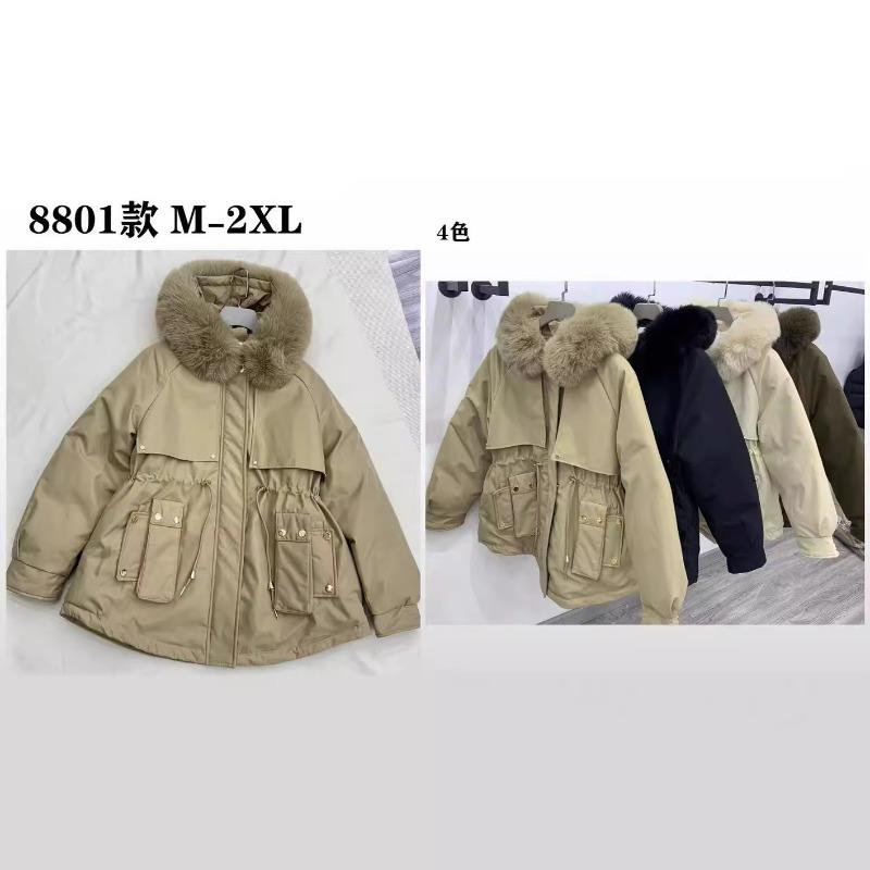 

Средний и утолщенный пирог преодолевает новый пуховик с хлопковой подкладкой для женщин со средней и длинной талией и пуховик с хлопковой подкладкой. M белый