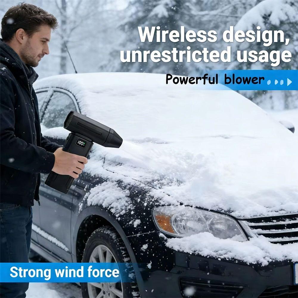 Adjustable Speed Mini Dust Snow Blower 5-Gear Settings Portable Dust Cleaner  Computer Cleaning