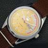 AUTOMATIC VINTAGE REFURBISHED SEIKO 5 6309A JAPAN MENS YELLOW WATCH A440870-4 Sk-a440870