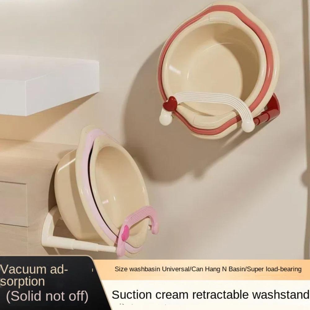 Hole-free Wall-Mounted Basin Storage Rack Multifunctional Bathroom Razor Hair Comb Toothbrush Rack Bathroom Supplies