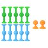 12pcs Dart Suction Cup Soft Silicone Suction Cup Game Set Stress Relief Puzzle Suction Cup Toy