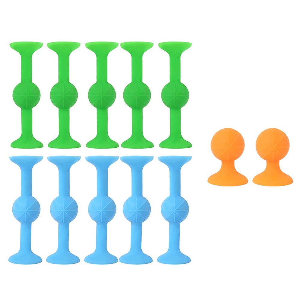 12pcs Dart Suction Cup Soft Silicone Suction Cup Game Set Stress Relief Puzzle Suction Cup Toy