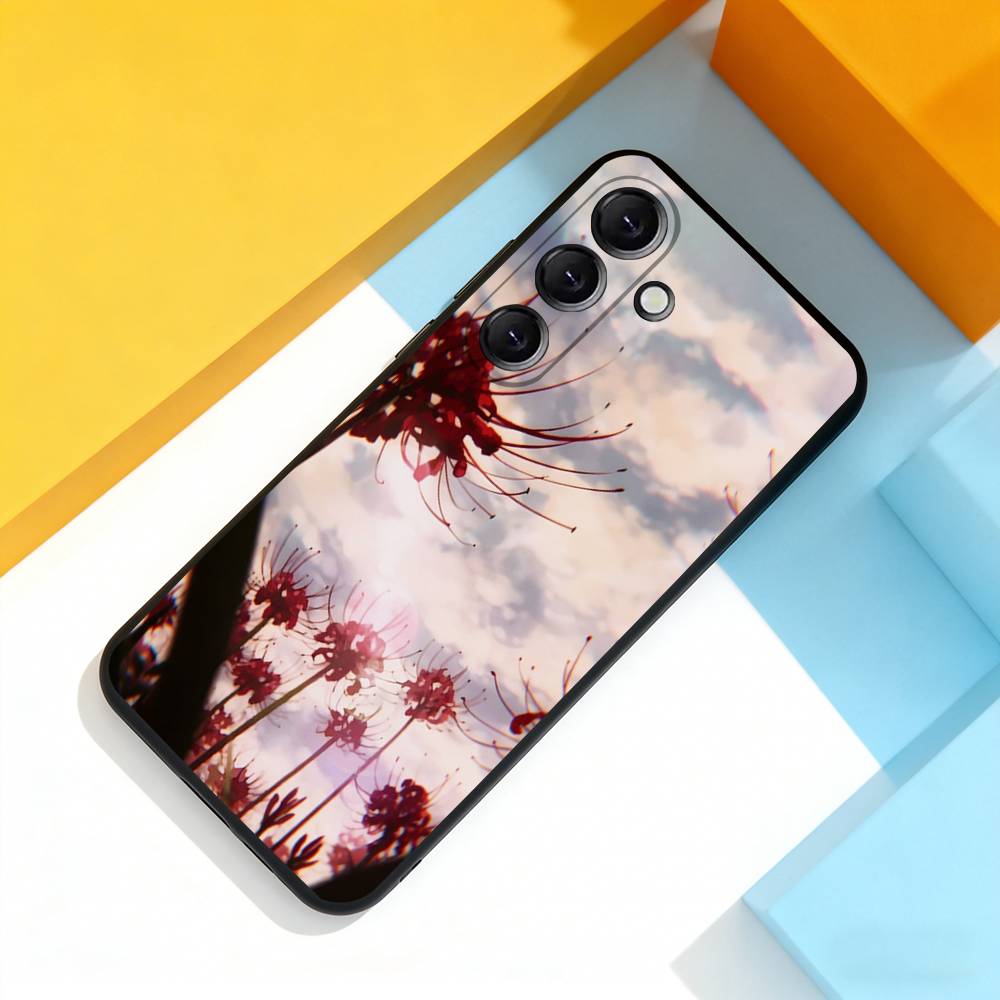 Ghoul Red Spider L-Lily Tokyo Phone Case For Samsung Galaxy A 22,71,53,52,51,72,73,5G,Note,J7,8,9 Soft Black Cover