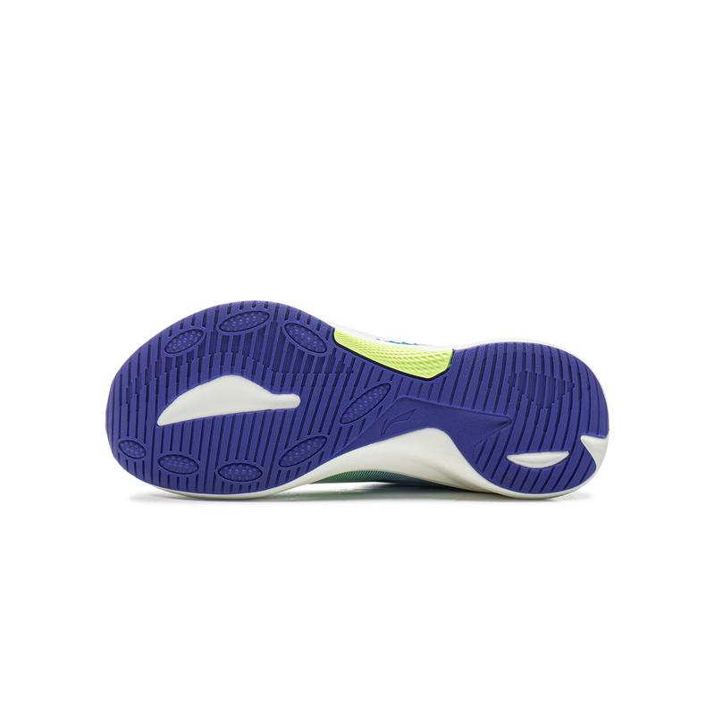 Li Ning Kids Kunpeng 3 Comfortable Versatile Non-Slip Durable Low-Top Running Shoes Kids Sneaker Standard-White YKFV098-3