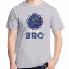 Its Flat Bro Earth Society Flat Earth Fashion Gifts T Shirts Summer Cotton Short Sleeve Tshirts Unisex Oneck Print T Shirt